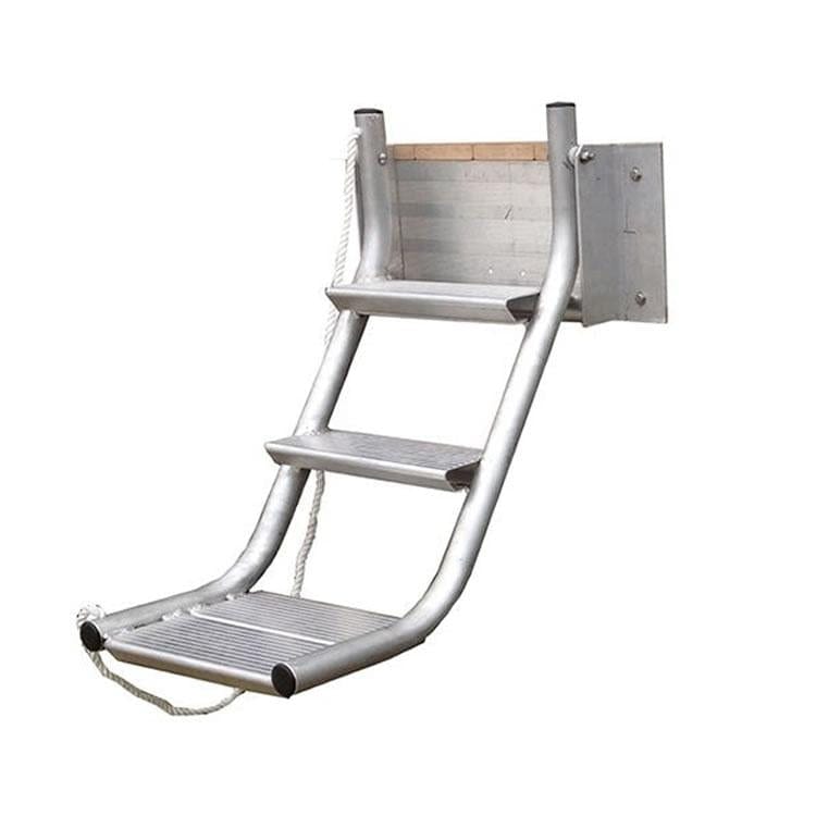 Boat Boarding Dog Ladder, Wide 3-Step Platform