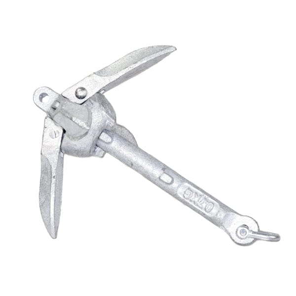 Galvanized Grapnel Small Boat Anchor Kit