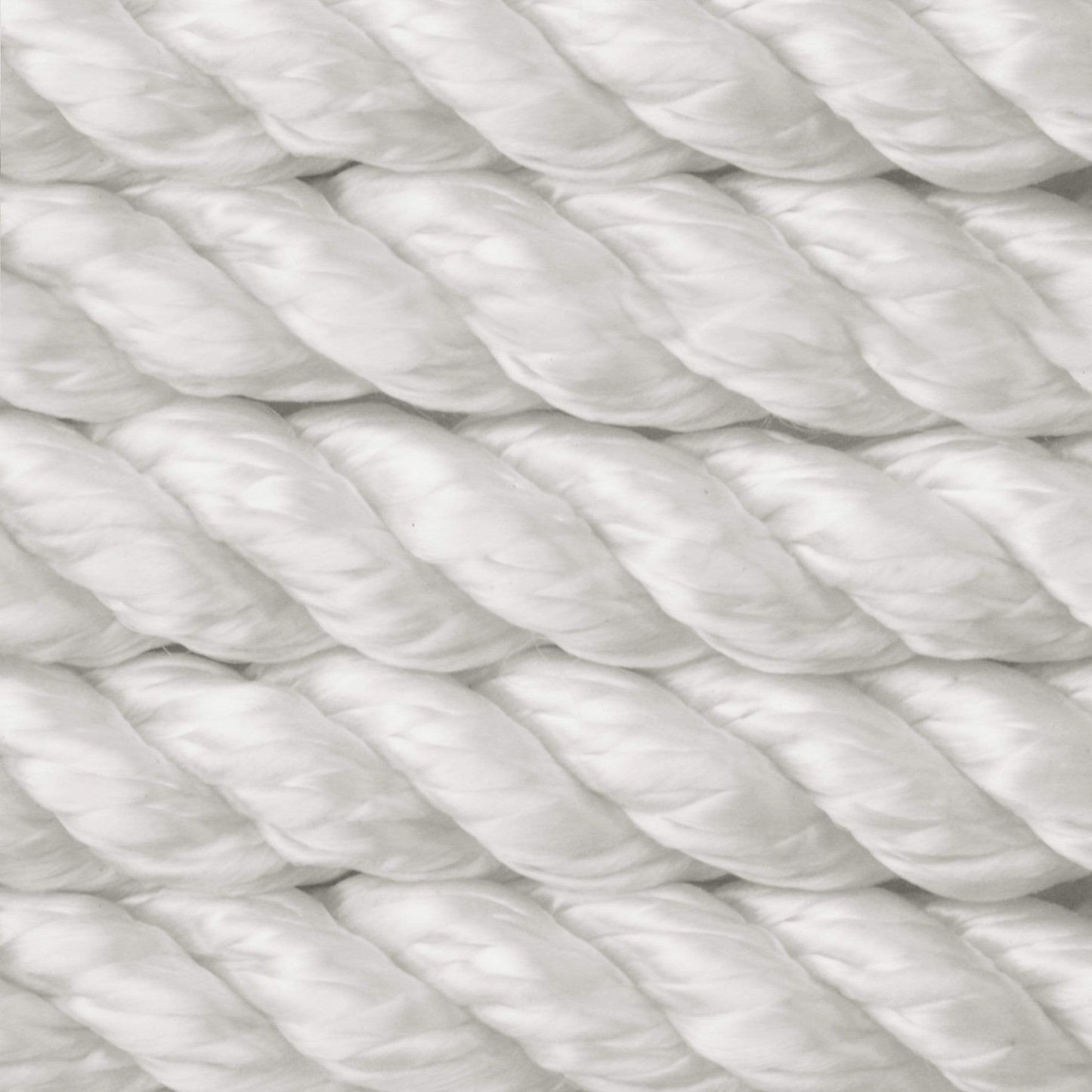 3-Strand Twisted Nylon Dock Line, 15' × 3/8" (White)