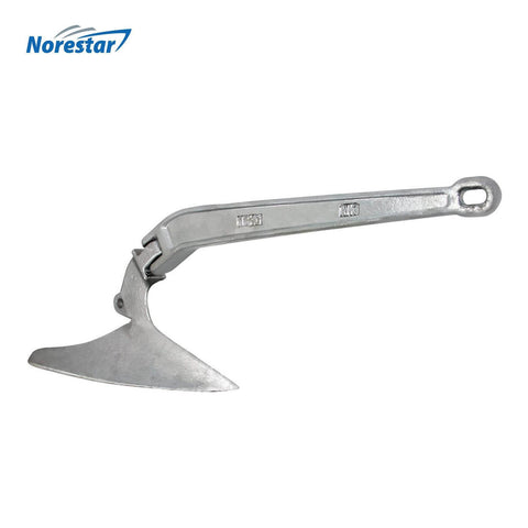 Stainless Steel Hinged Plow/CQR Boat Anchor