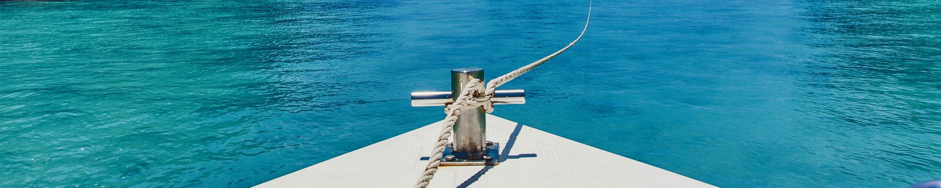 Anchor Line from Bow of Boat