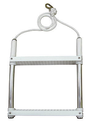 3-Step Rope Boat Ladder, Side Boarding