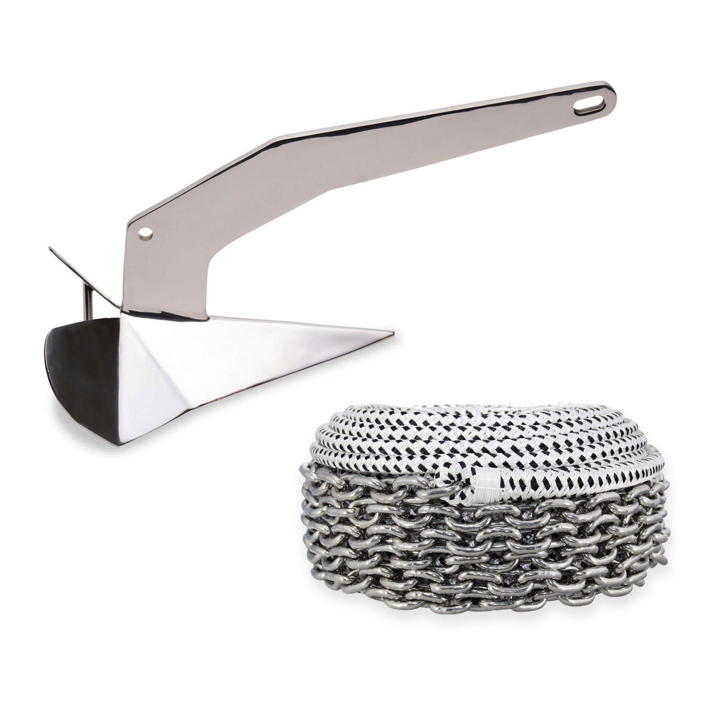 Wing Anchor and Rode Windlass Ready Kit for Boats to 39'