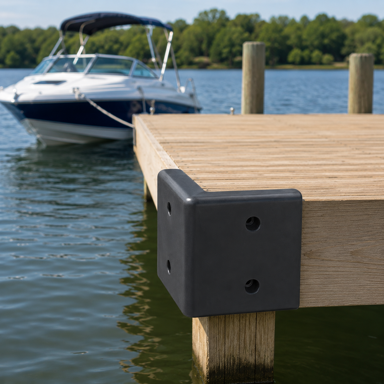 10-inch Dock Bumper, Black