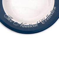 20 Piece Melamine Galleyware Dish Set, Nautical Collection