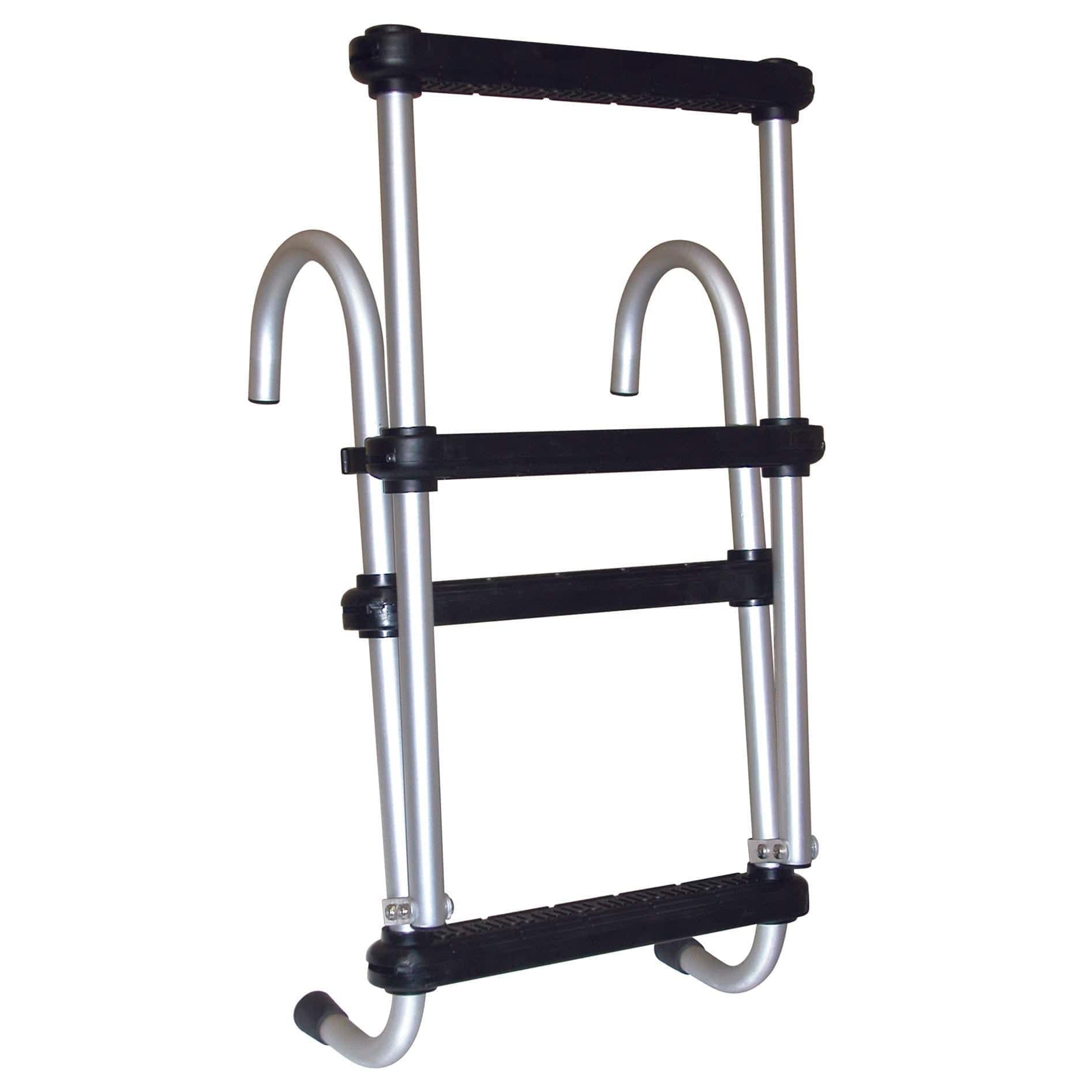 JIF Marine Aluminum Removable Folding Pontoon Ladder