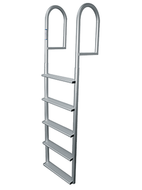 JIF Marine Stationary Dock Ladder - Wide 4" Step