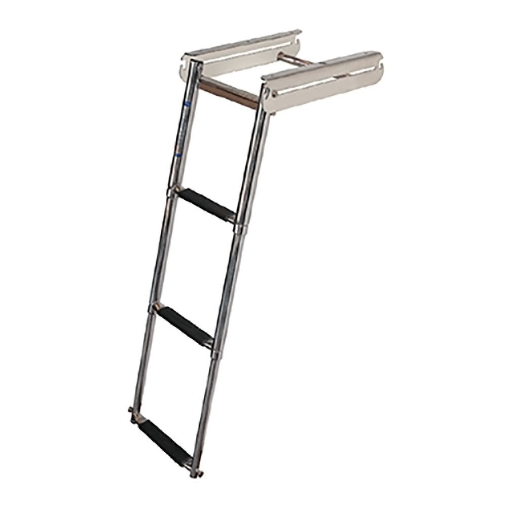 Spring Round Ladder JIF Marine Under Platform Slide Out Ladder - Spring Loaded – Anchoring.com