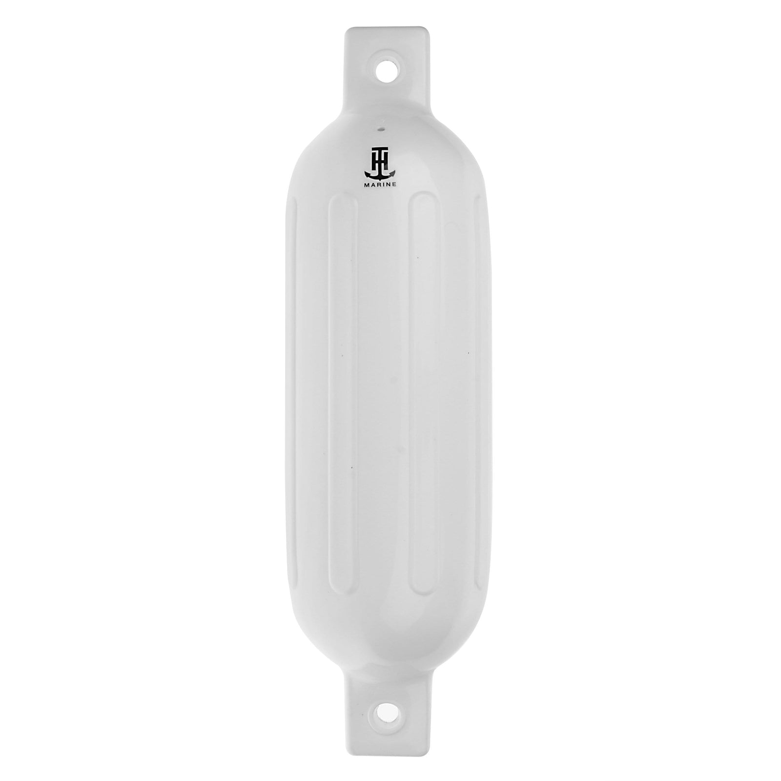 Double-Eye Ribbed Boat Fender, Deflated