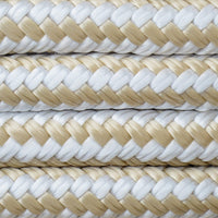 Double-Braided Nylon Dock Line, 25' × 1/2" (Gold)