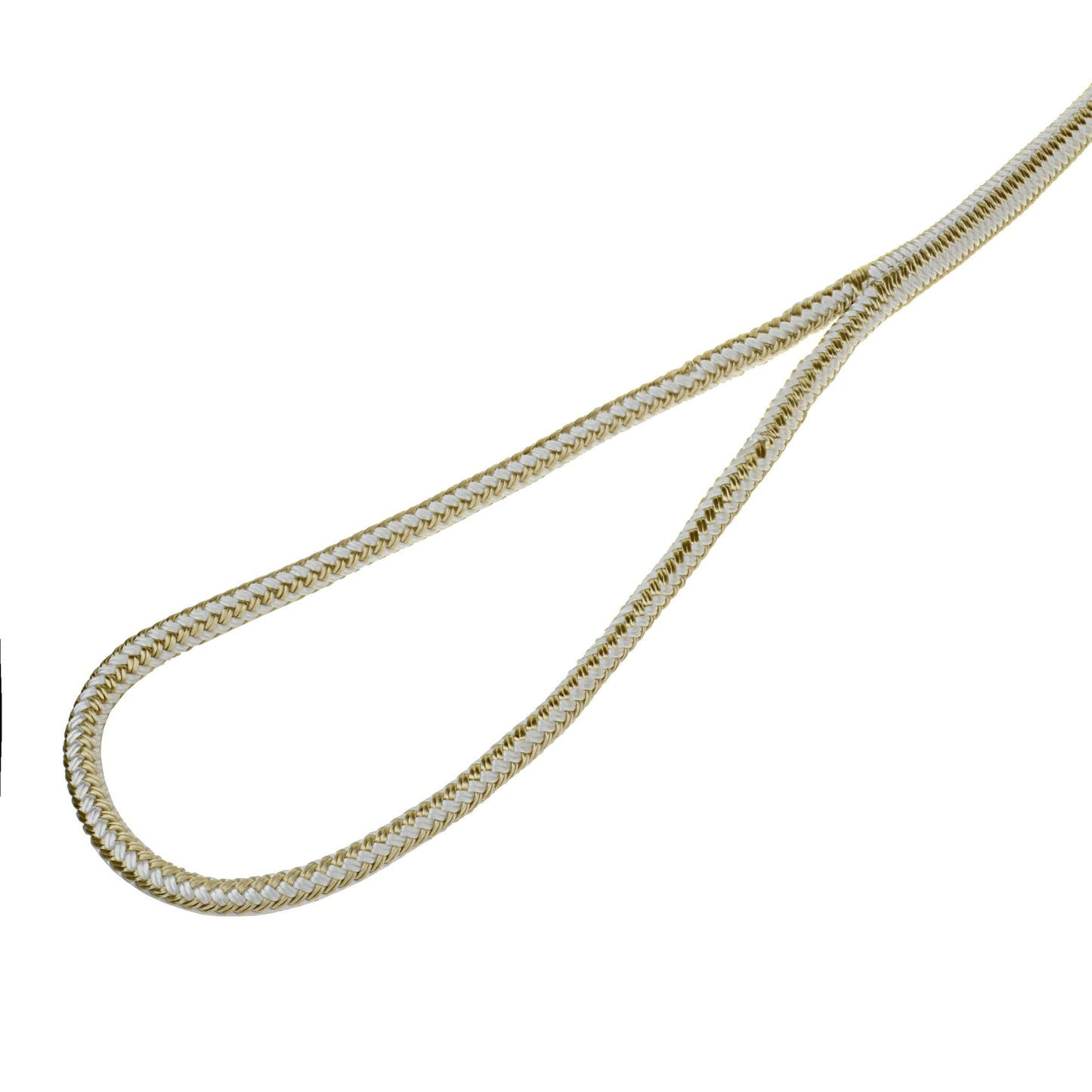 Double-Braided Nylon Dock Line, 15' × 3/8" (Gold)