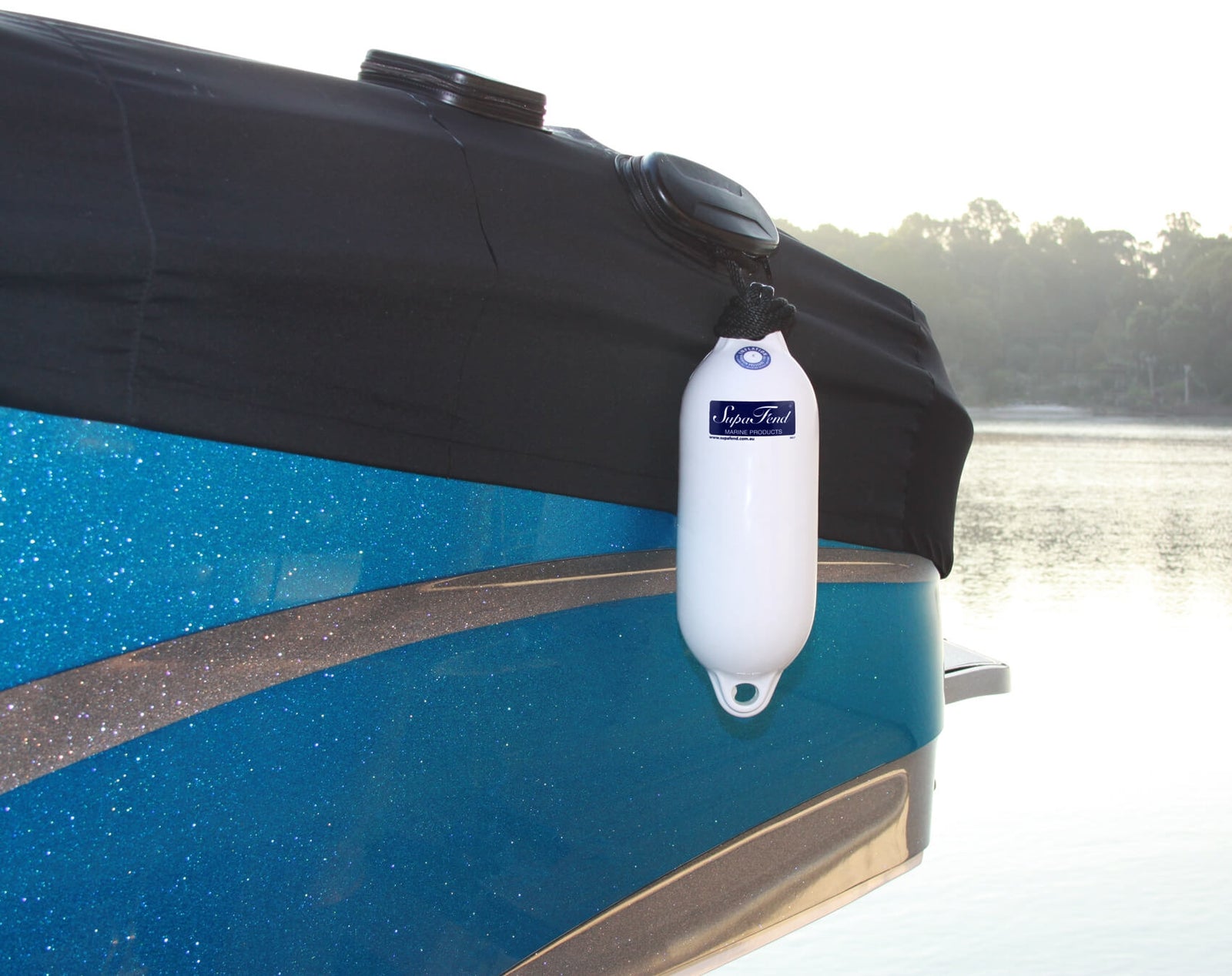 Supafend Boat Fender on Boat - 16"x5.5" (5376012)