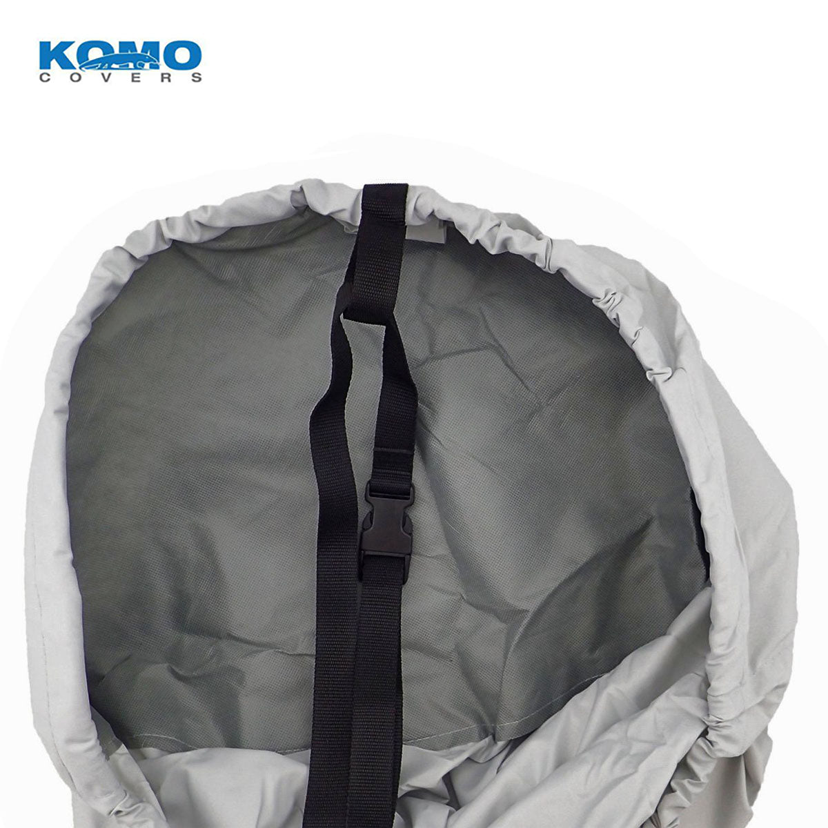 Trailerable Boat Cover Reinforced Bow and Strap Loop