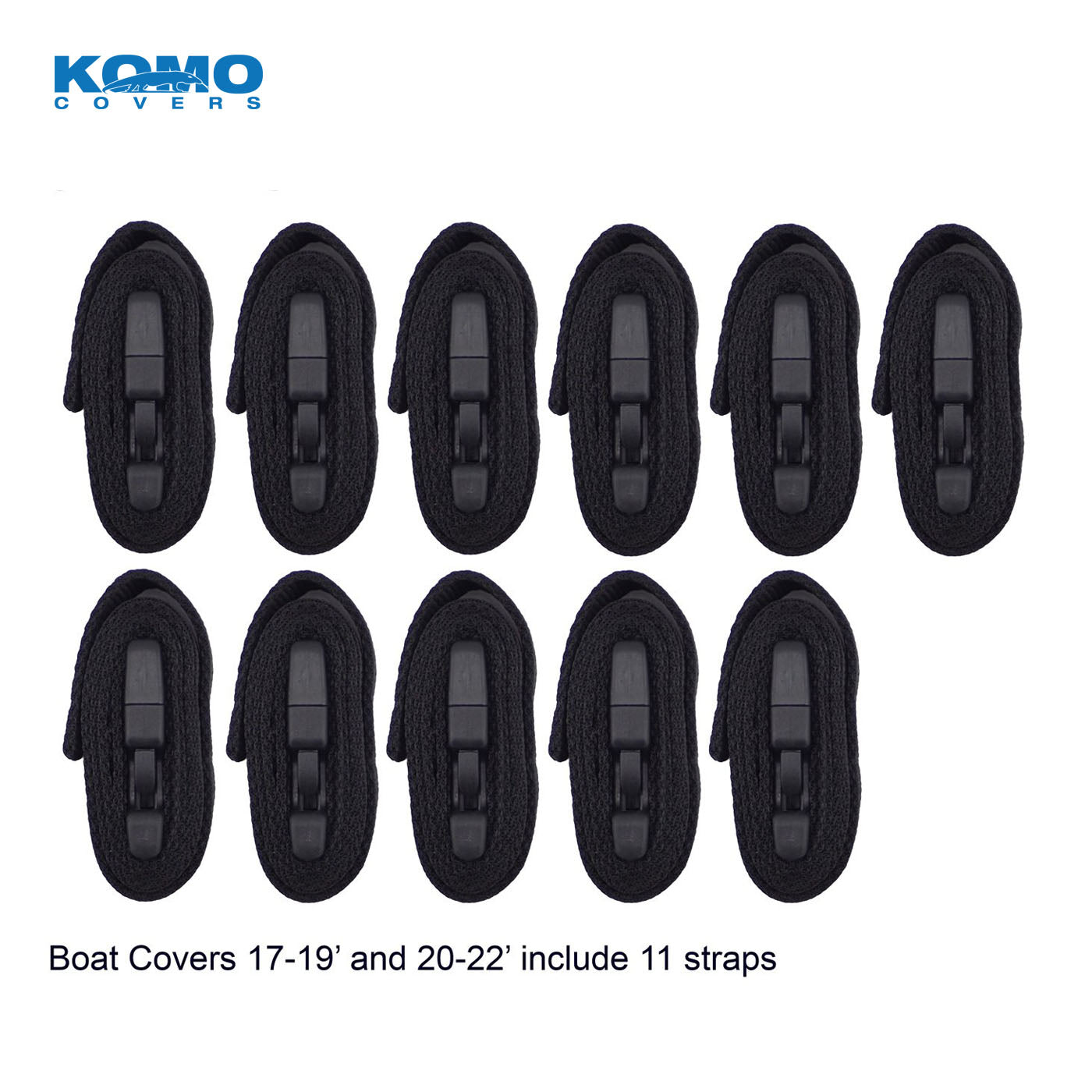 Trailerable Boat Cover Includes Straps - 11