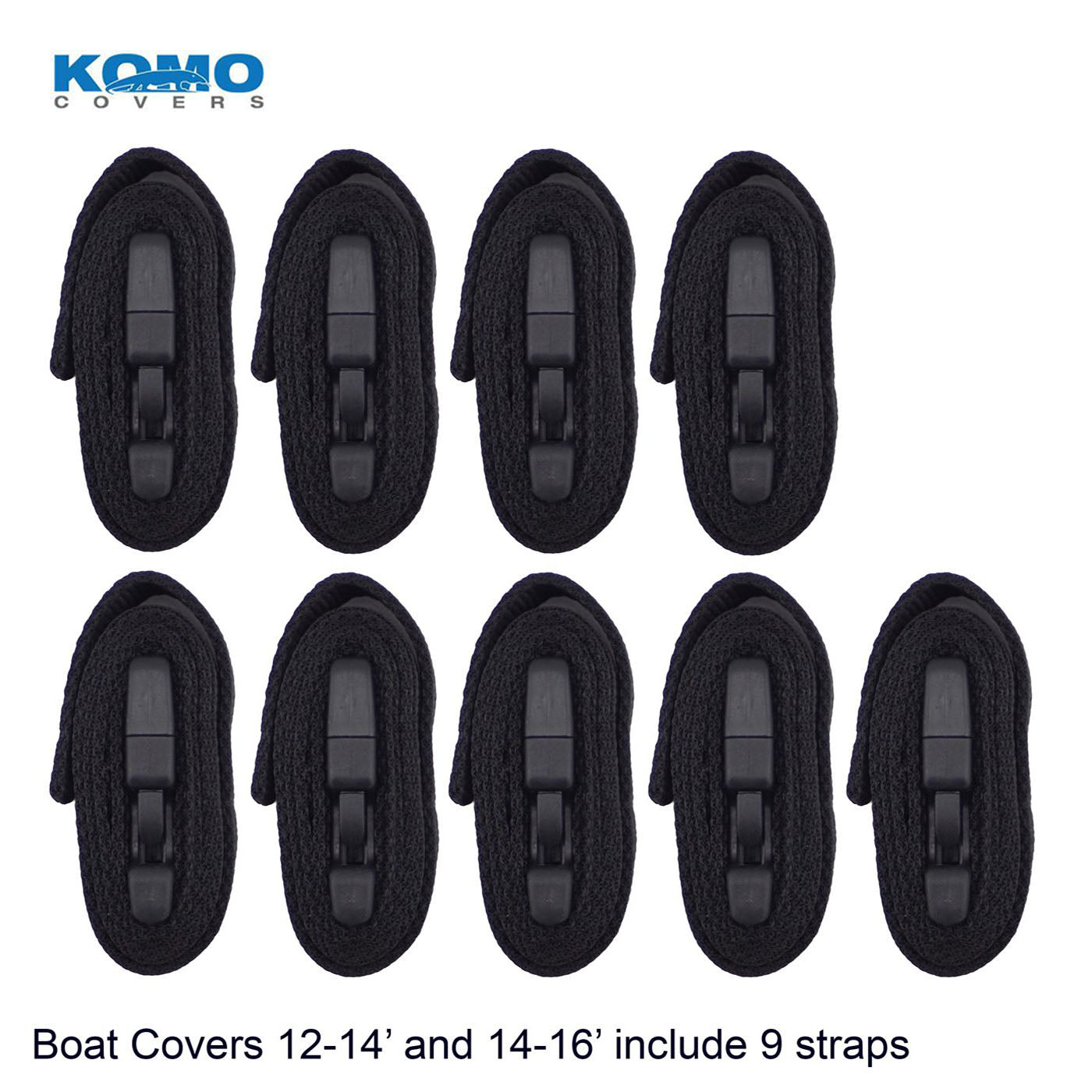 Trailerable Boat Cover Includes Straps - 9