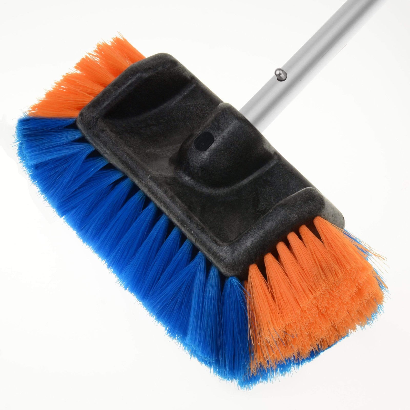 T H Marine Dual Bristle Boat Cleaning Brush with Aluminum