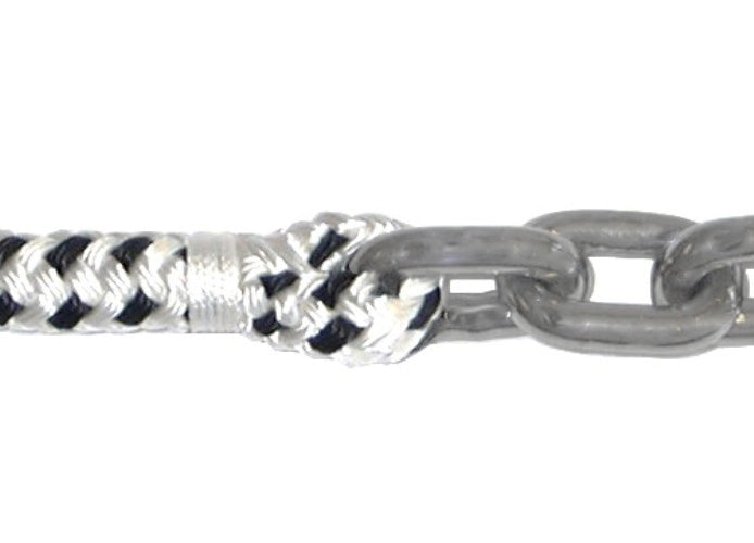Anchorlift Double Braided Windlass Rope and Galvanized HT Chain (For Windlass) - Detail