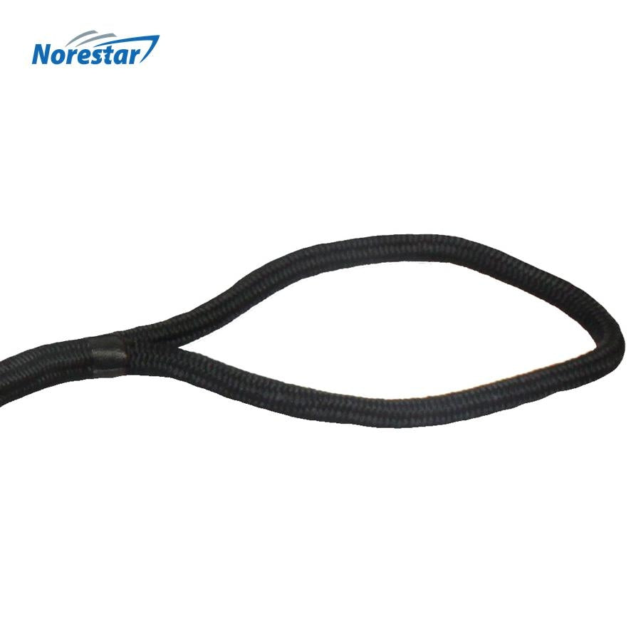 Norestar Braided Nylon Dock Line Loop  Black