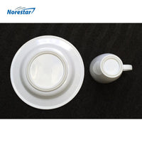 16 Piece Non-Skid Melamine Galleyware, Anchor Collection - Non-Skid Bottoms