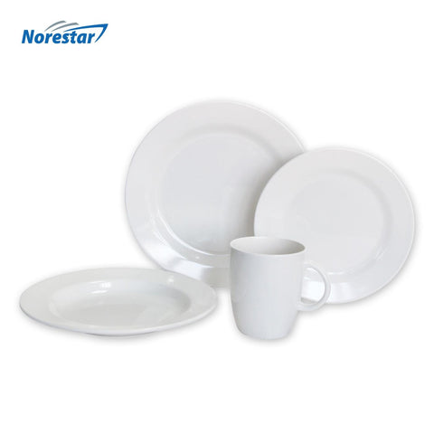 16 Piece Non-Skid Melamine Galleyware, Anchor Collection