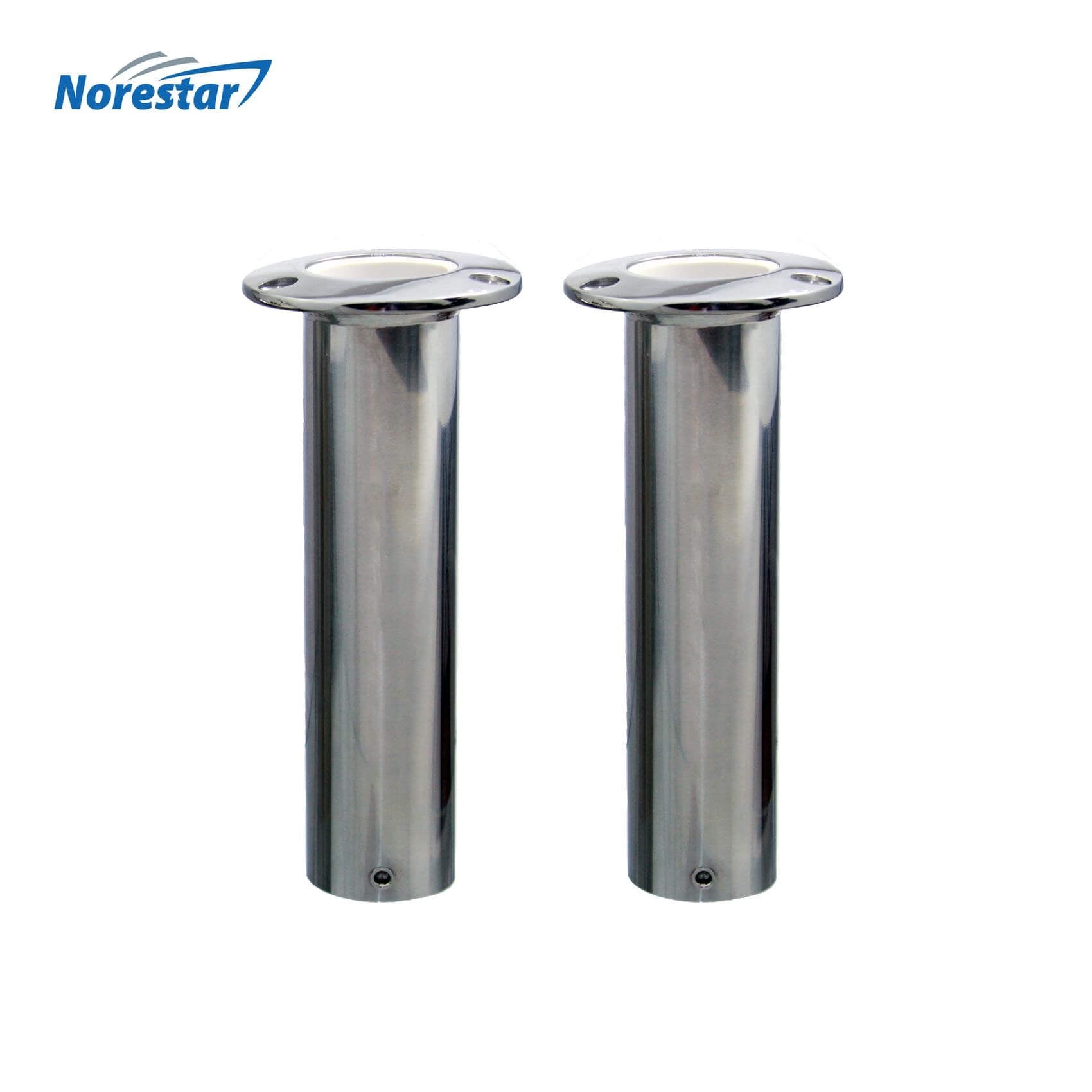 2 fishing rod holder Flush Mounted Stainless Steel Fishing Rod Holder