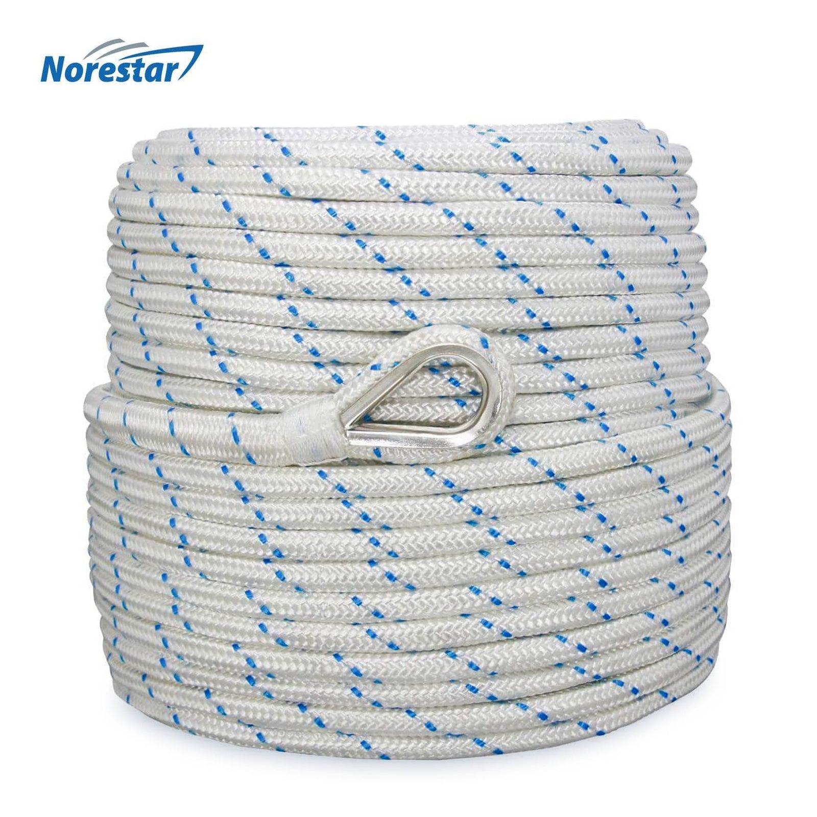 Norestar Double-Braided Nylon Anchor Rope - 3/8"