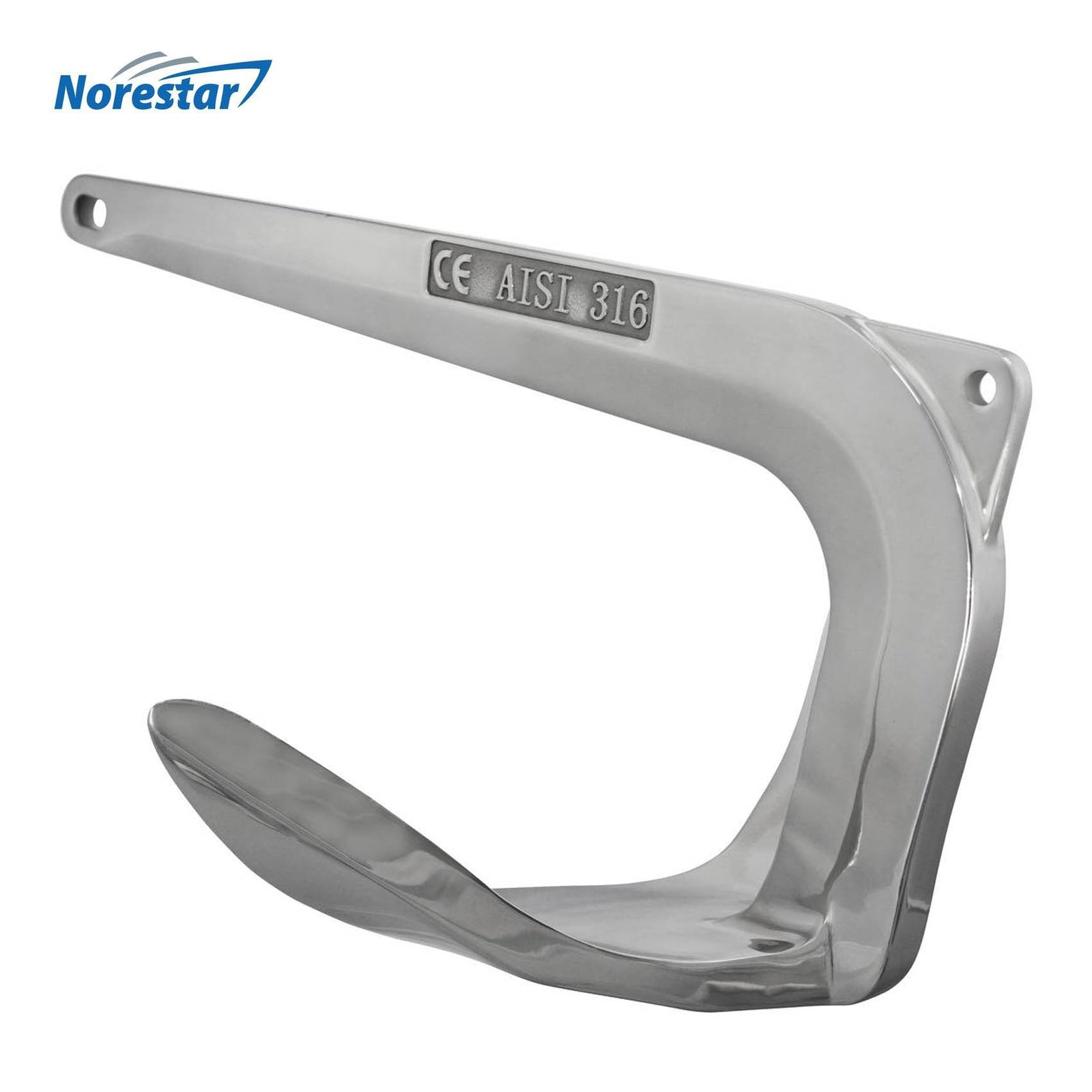 Stainless Steel Bruce/Claw Boat Anchor by Norestar