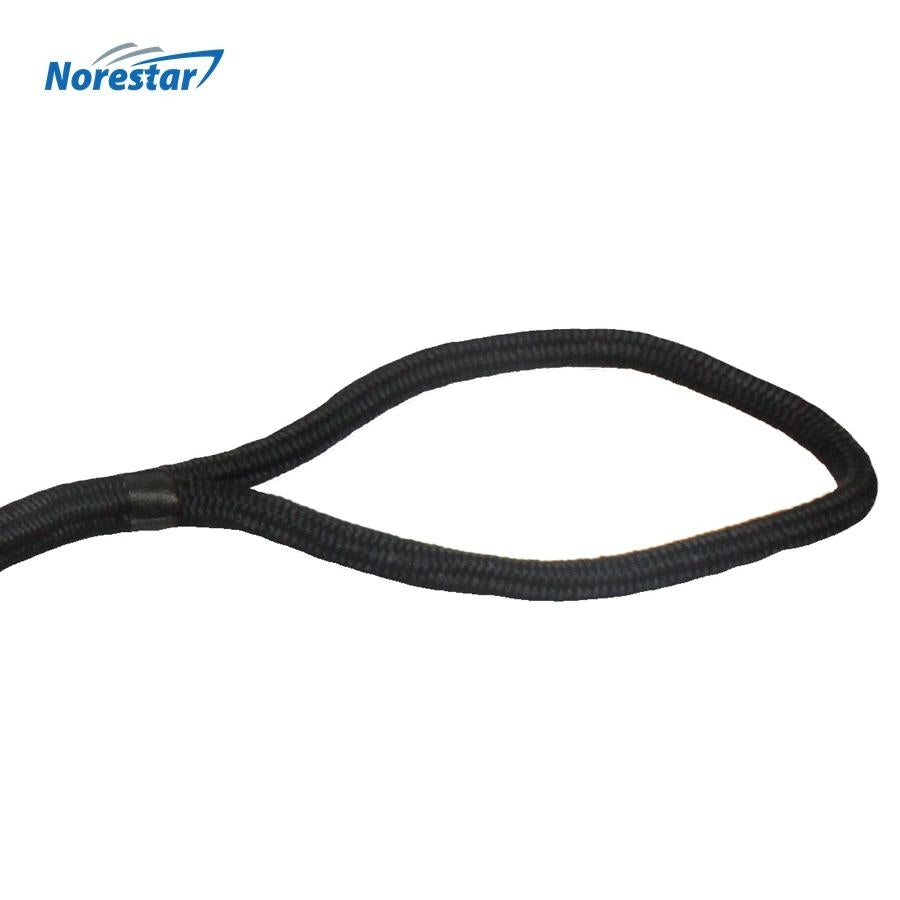 Norestar Braided Nylon Dock Line Loop, Black