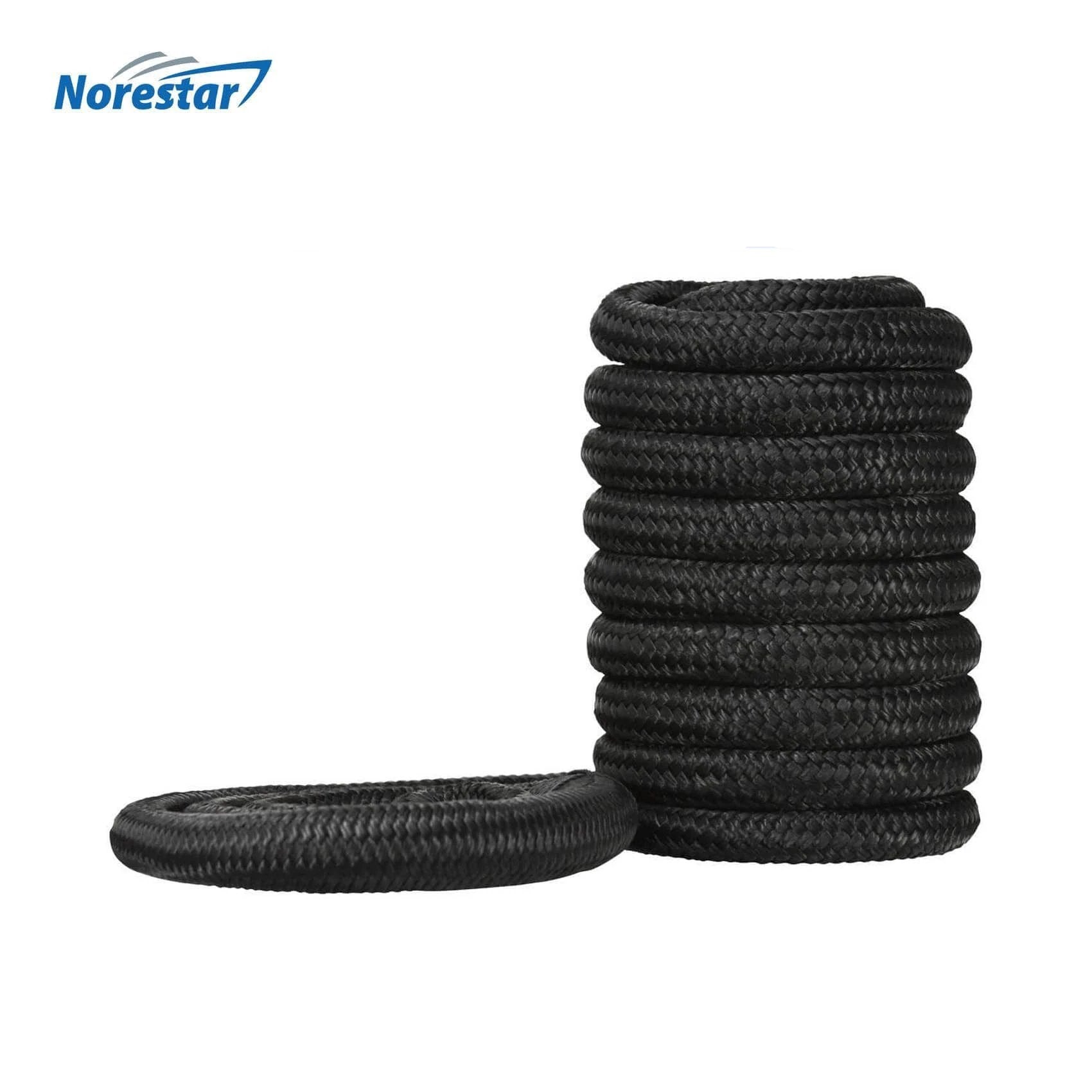 Norestar Braided Nylon Dock Line  Black  Front