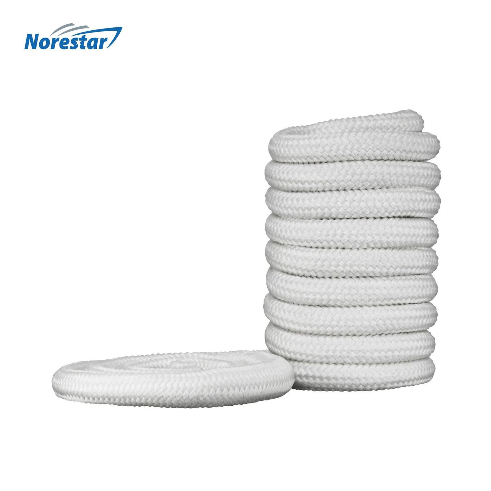 Norestar Braided Nylon Dock Line, White