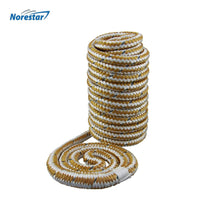 High-Visibility Reflective Braided Nylon Dock Line, Gold