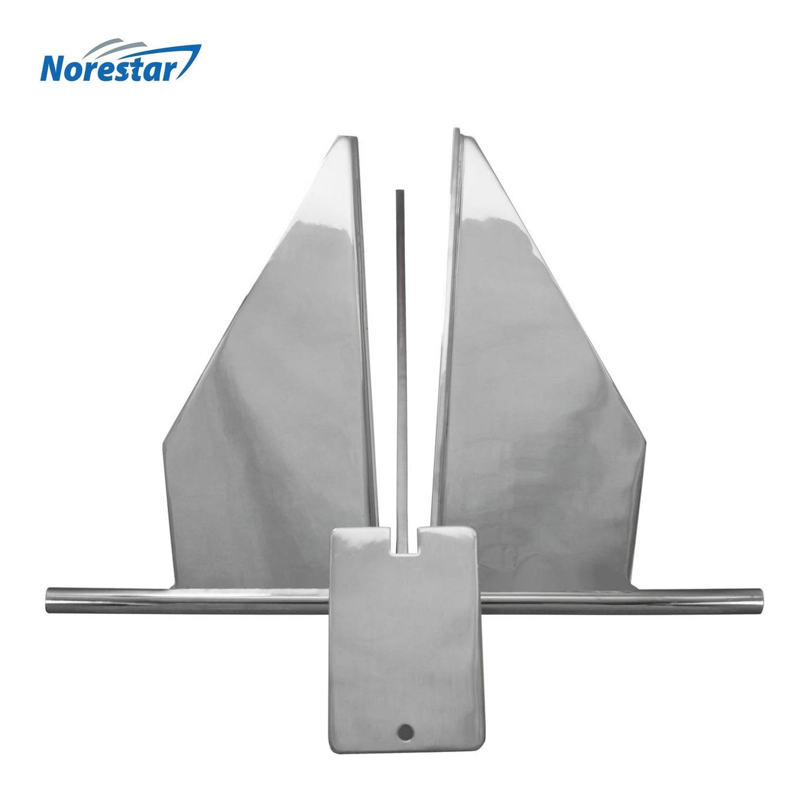 Stainless Steel Danforth/Fluke Boat Anchor by Norestar - Bottom