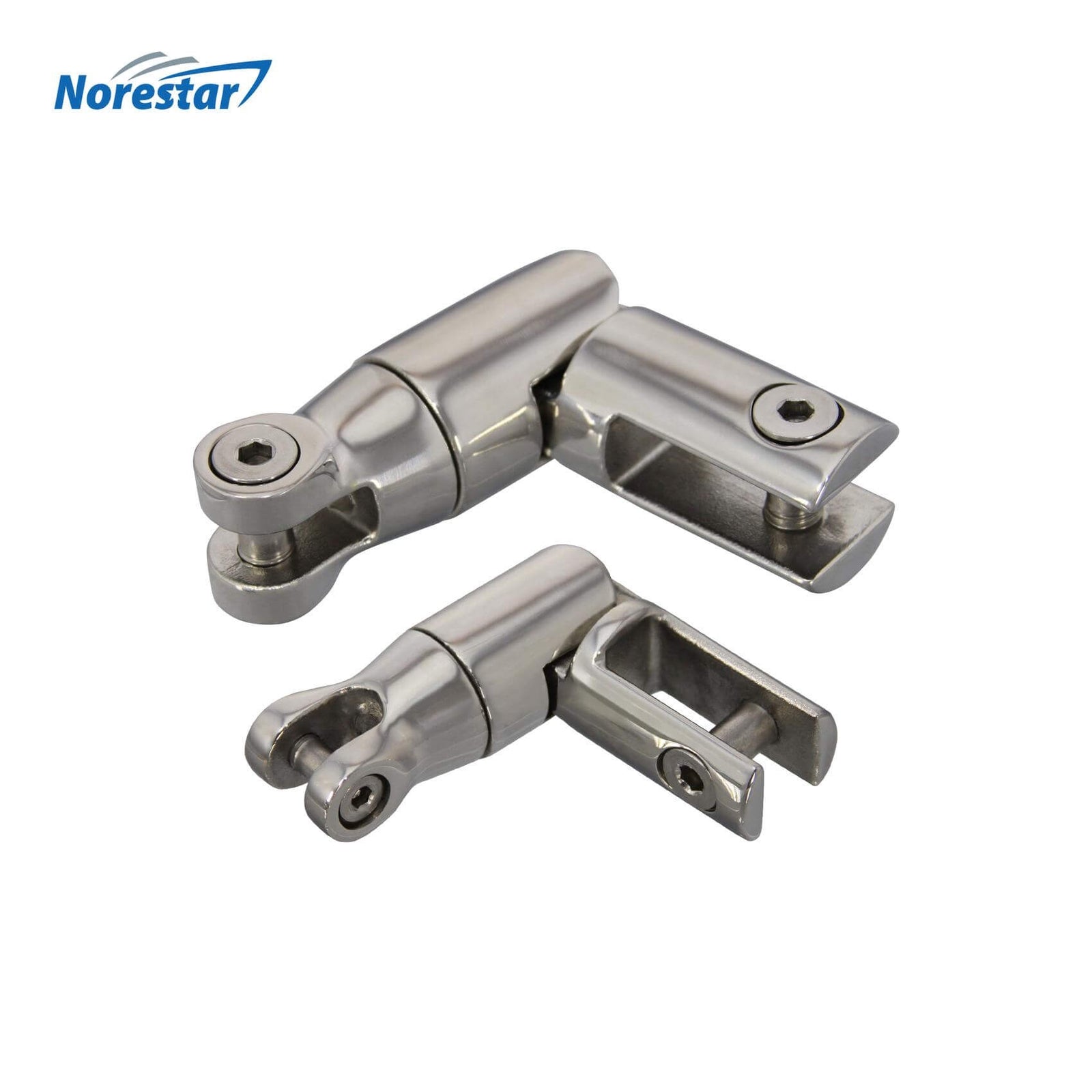 Norestar Stainless Steel Multidirectional Anchor Swivel Size Comparison