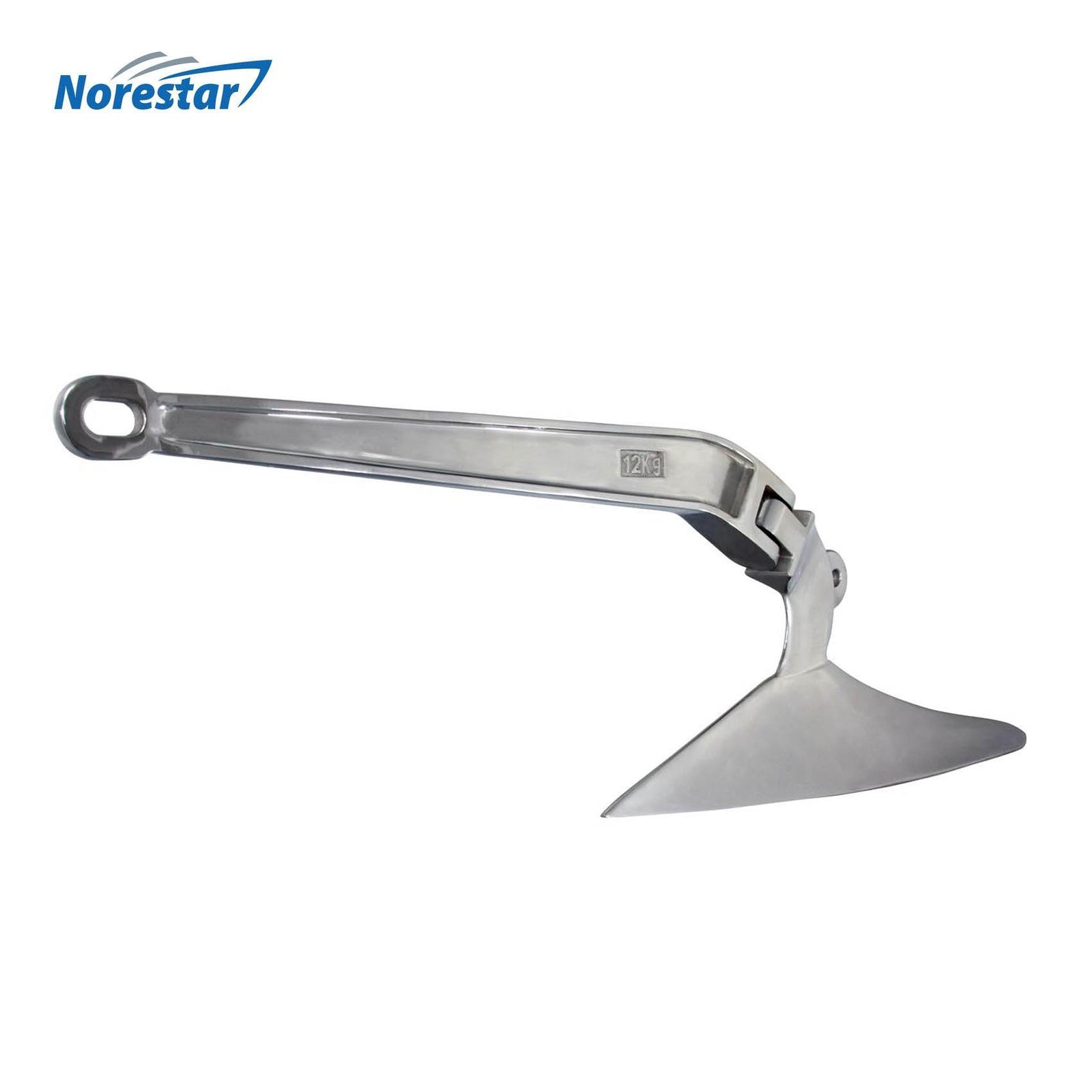 Stainless Steel Hinged Plow/CQR Boat Anchor