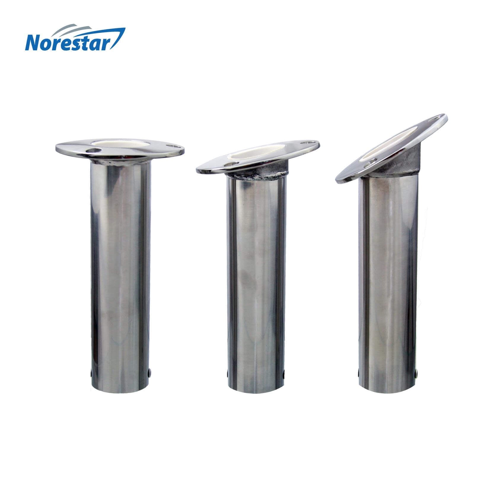 chrome fishing rod and boarding ladder holders for boats Flush Mounted Stainless Steel Fishing Rod Holder