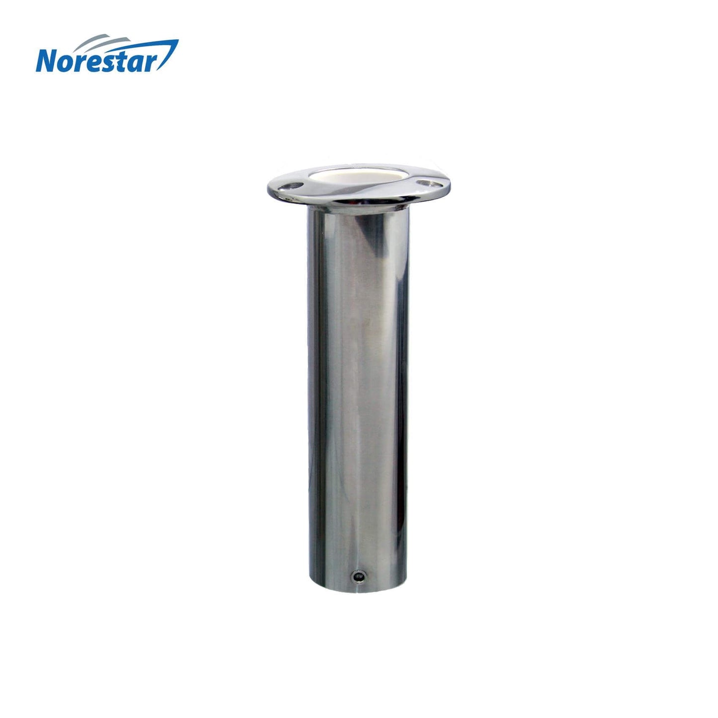 Flush Mounted Stainless Steel Rod Holder, Straight