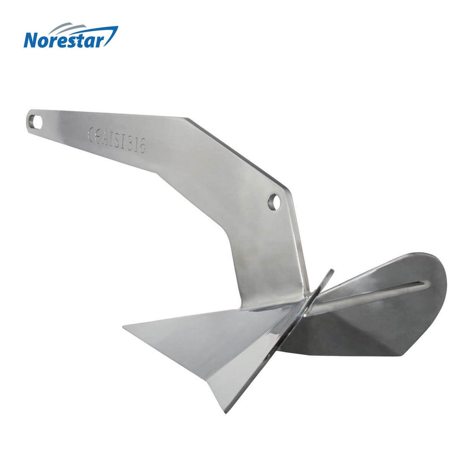 Stainless Steel Wing/Delta Boat Anchor by Norestar