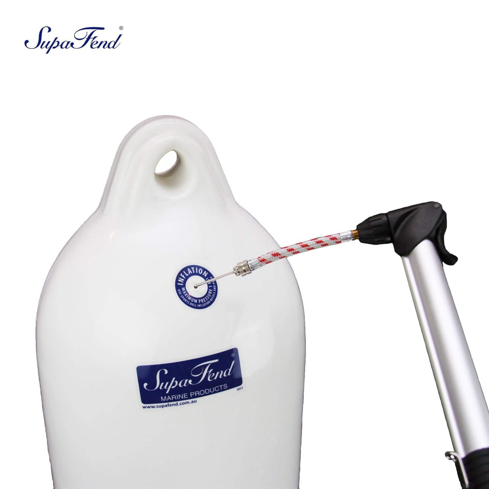 Supafend Boat Fender - How to Inflate