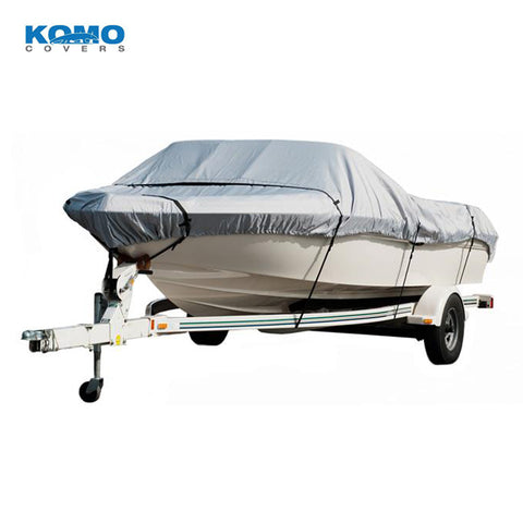 Pontoon Boat Cover, Super-Duty (1200D), Trailerable