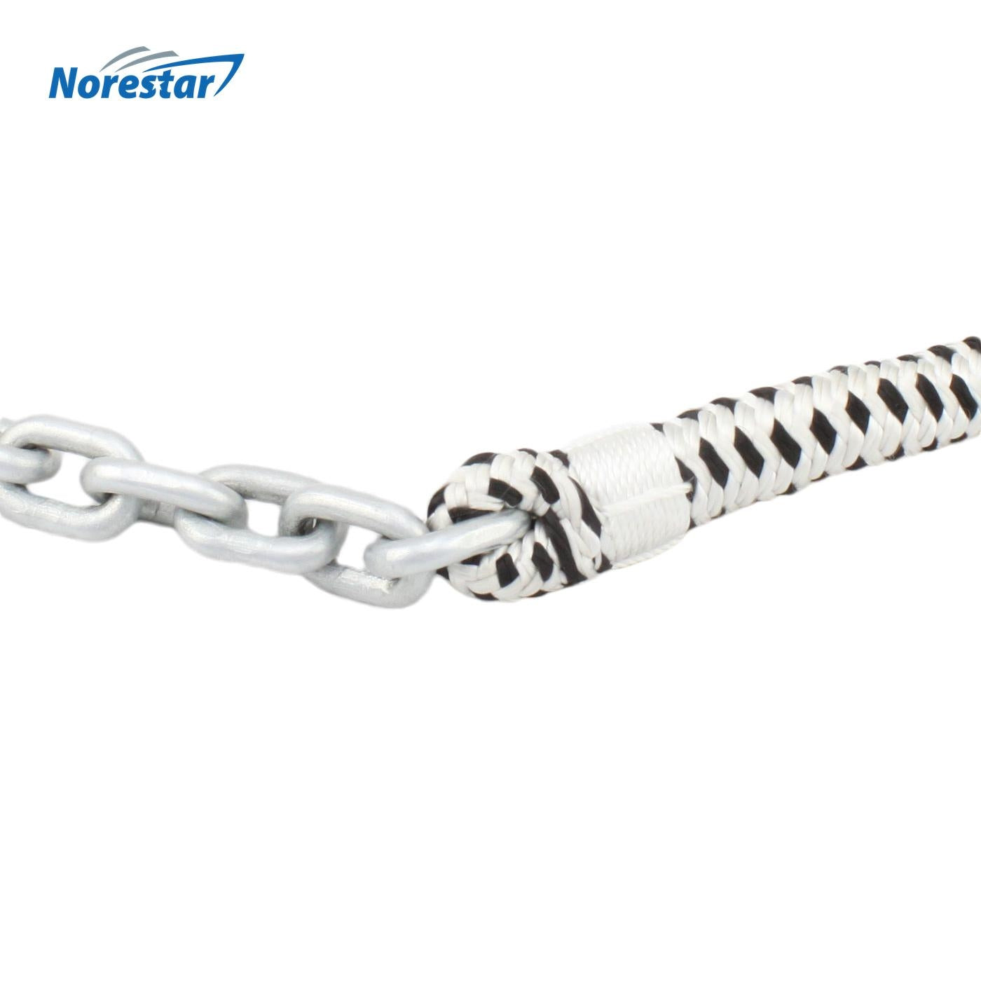 Braided Nylon Anchor Rope Spliced with HT G4 Chain (Windlass Rope) - Splice