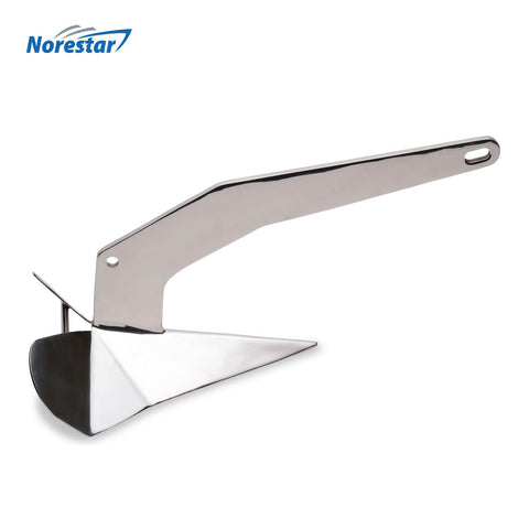 Stainless Steel Hinged Plow/CQR Boat Anchor
